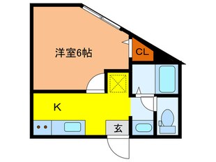 リープラス青山北の物件間取画像